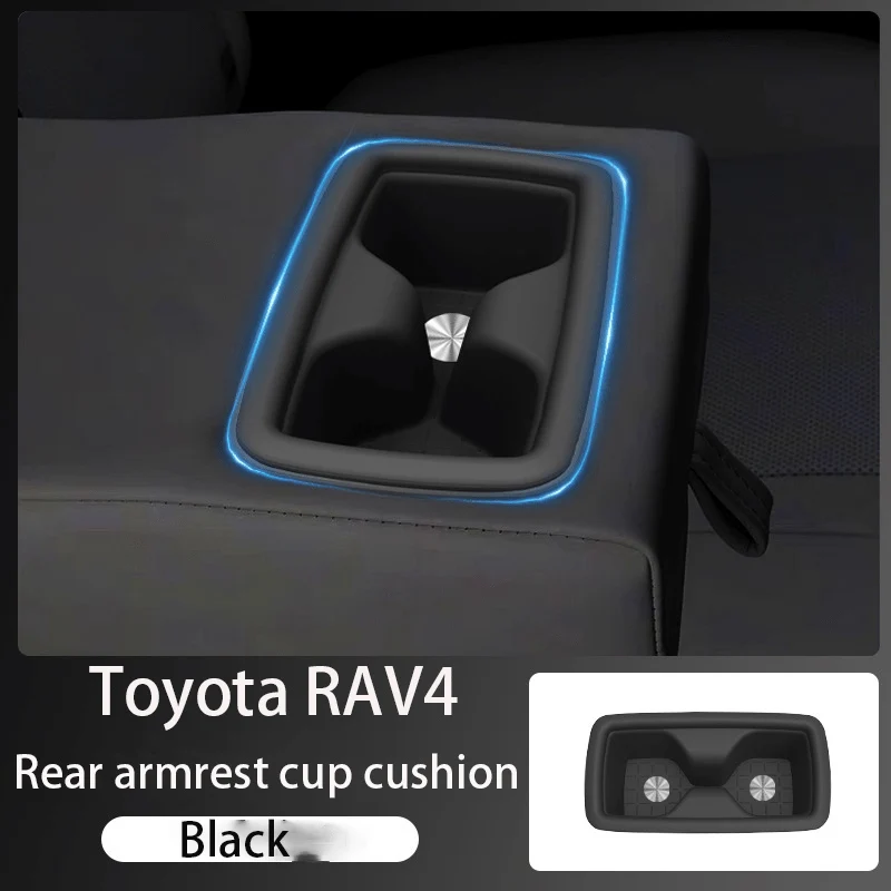Suitable For Toyota RAV4 26 Center Console Cup Holder Storage,Waterproof And Dustproof Beverage Holder Cover Protector,Slot Pad.