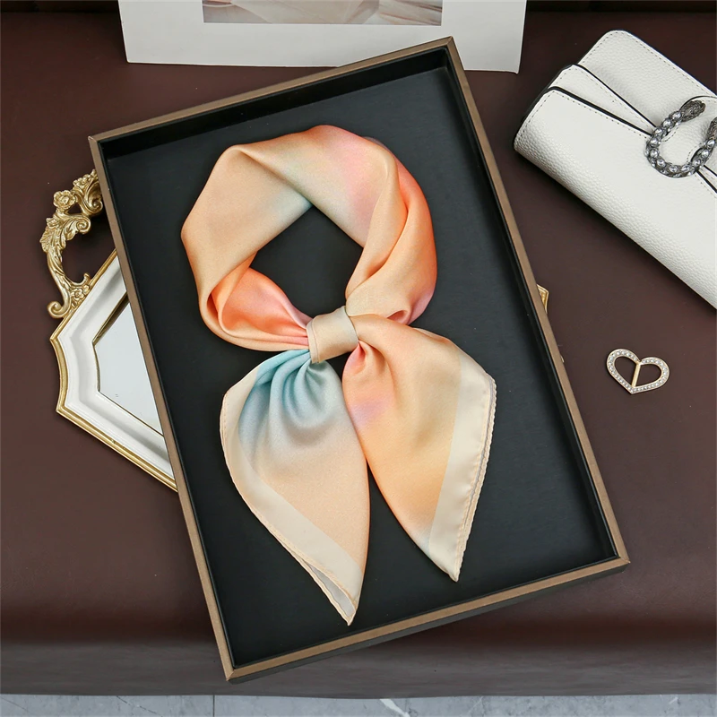 Luxury Spring Silk Scarf Women - Silk Painting Dye recension och pris