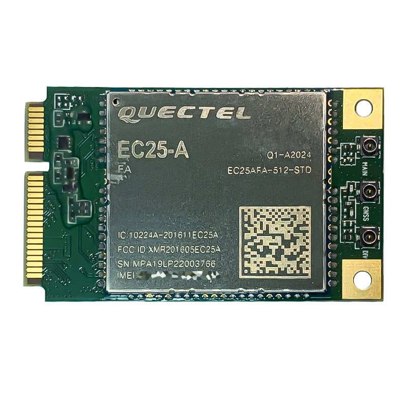 

New Quectel EC25-A EC25 Mini Pcie LTE CAT4 4G Module LTE-FDD B2/B4/B12 WCDMA B2/B4/B5 North America AT&T T-Mobile Rogers Telus