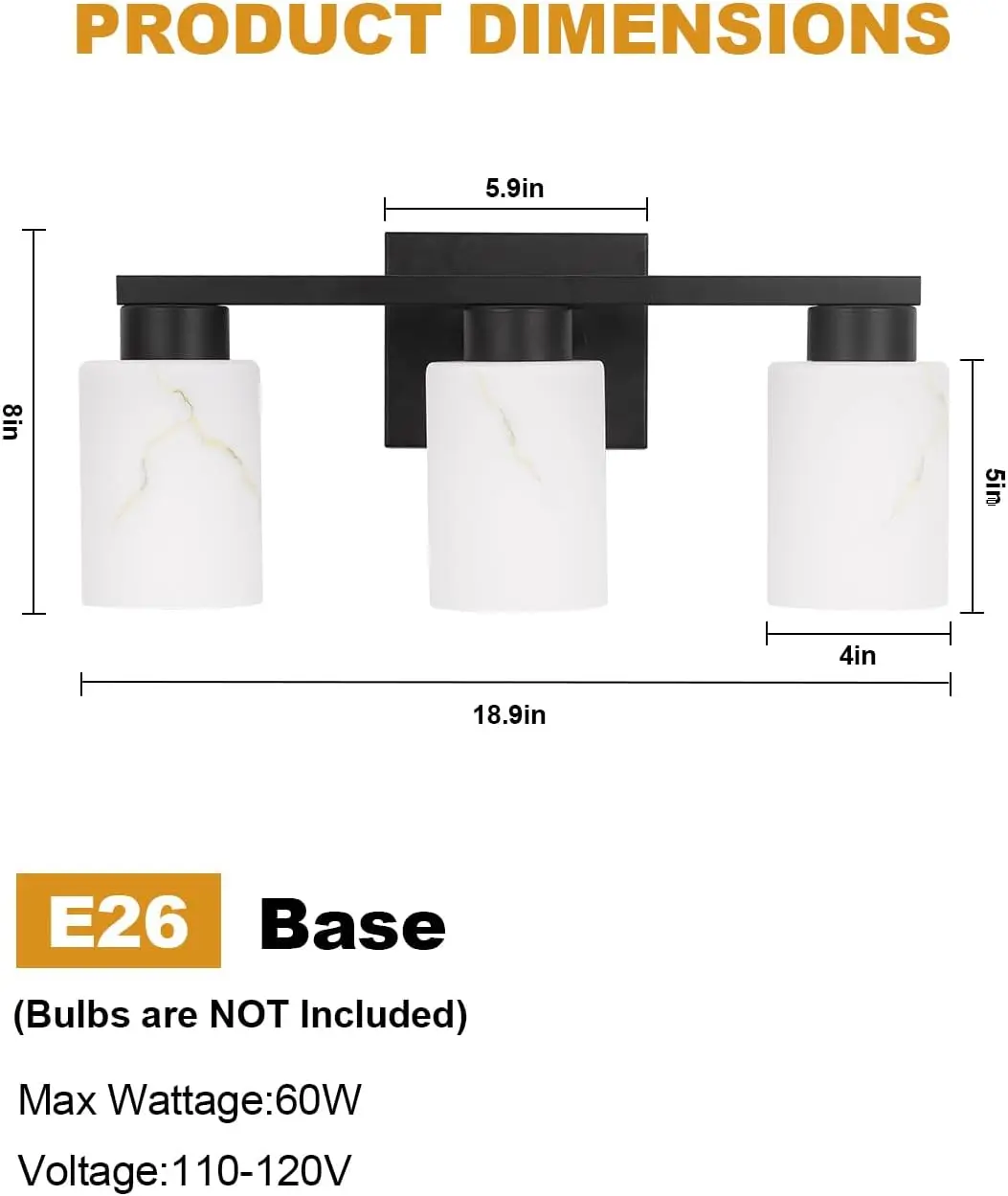 

Светильники для ванной комнаты с 3 лампами, современные светильники для туалетного столика, черный металлический настенный светильник с художественным стеклом ручной работы для ванной комнаты, зеркало,