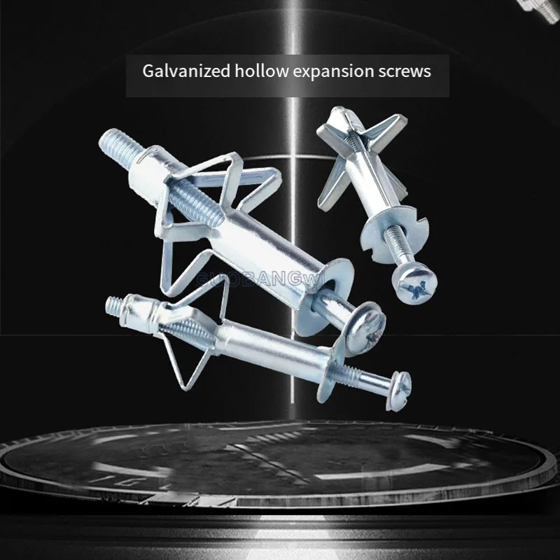 

Hollow Wall Anchor Expansion Screw Bolts for Gypsum Ceiling Hollow Curtain Wall Sleeve Aircraft Expansion M4 M5 M6 M8