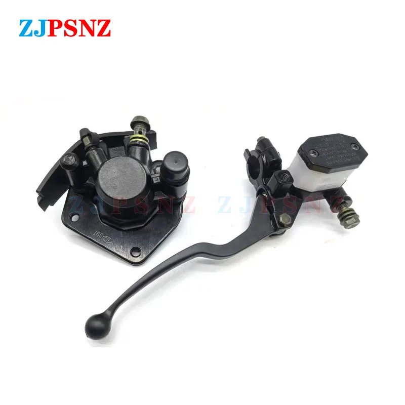 GN125 GS125 GS 125 HJ125 Motorcycle Brake Pump Assembly Front Right Brake Clutch Levers Master Cylinder Rear Disc Brake System