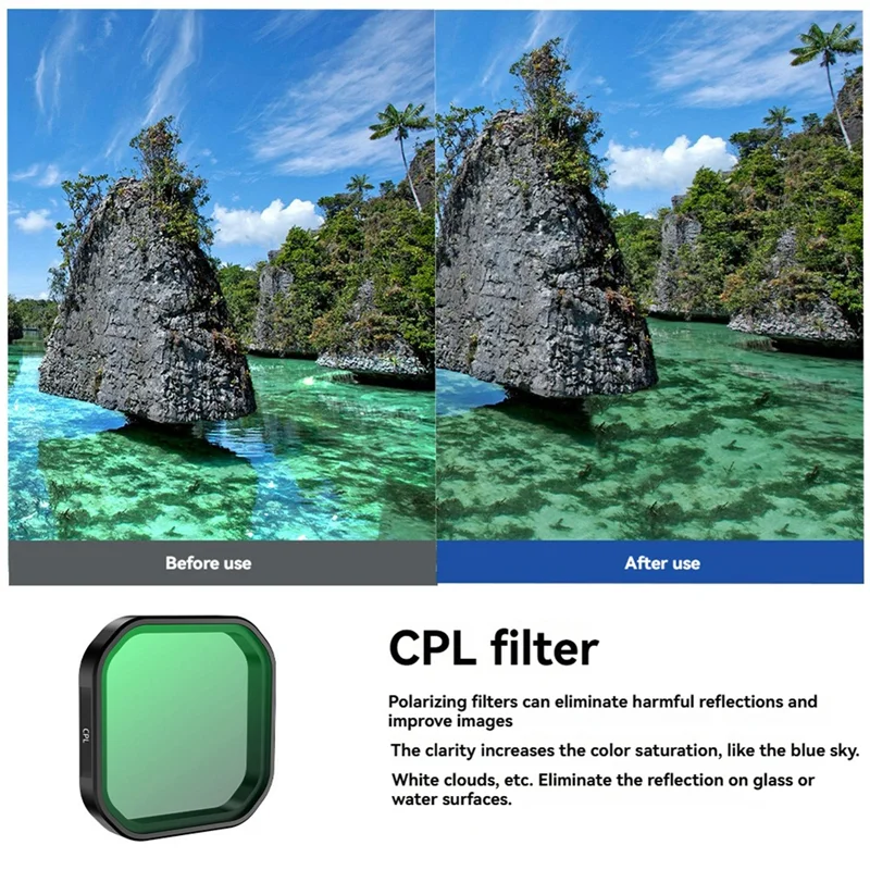 

B04C-Len Filters For Insta360 Ace Pro 2 Camera CPL ND8/16/32/64 Neutral Density Lens Set Quick Release Photography Accessoise