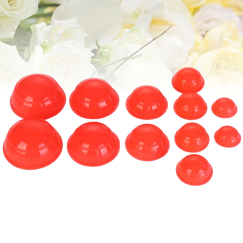 

12 Pcs Sucker Suckers Reusable Sanitary Pads Back Cracker Device Cupping Therapy