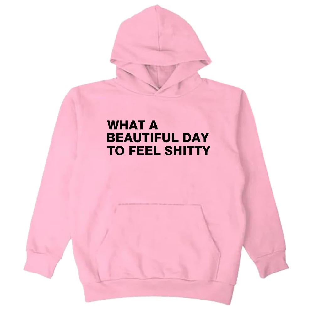 GF لورين سبنسر سميث يا ألبوم يوم جميل هوديي كم طويل ملابس الشارع الشهير الرجال النساء قمصان سويت شيرت بقلنسوة