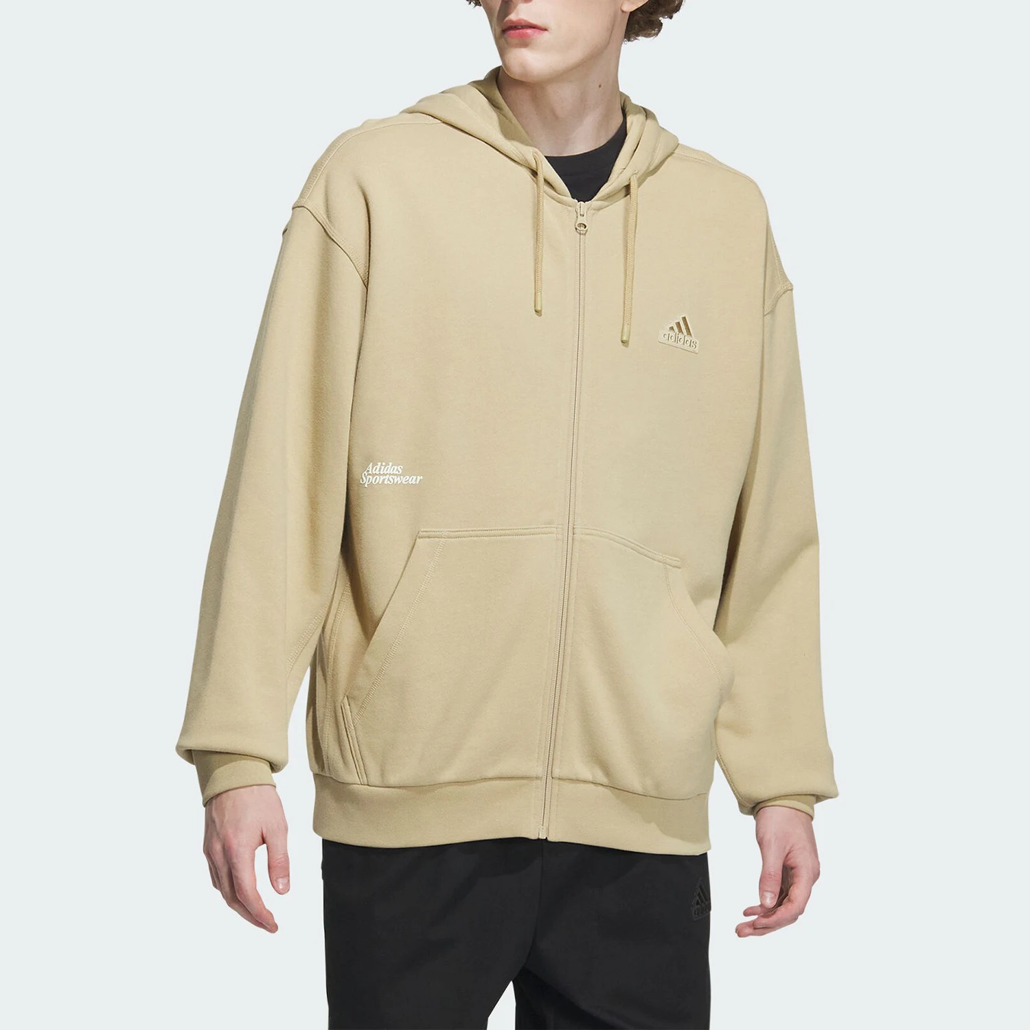 

Adidas genuine New Men's Knitted Loose Casual Hooded Jacket IT3964