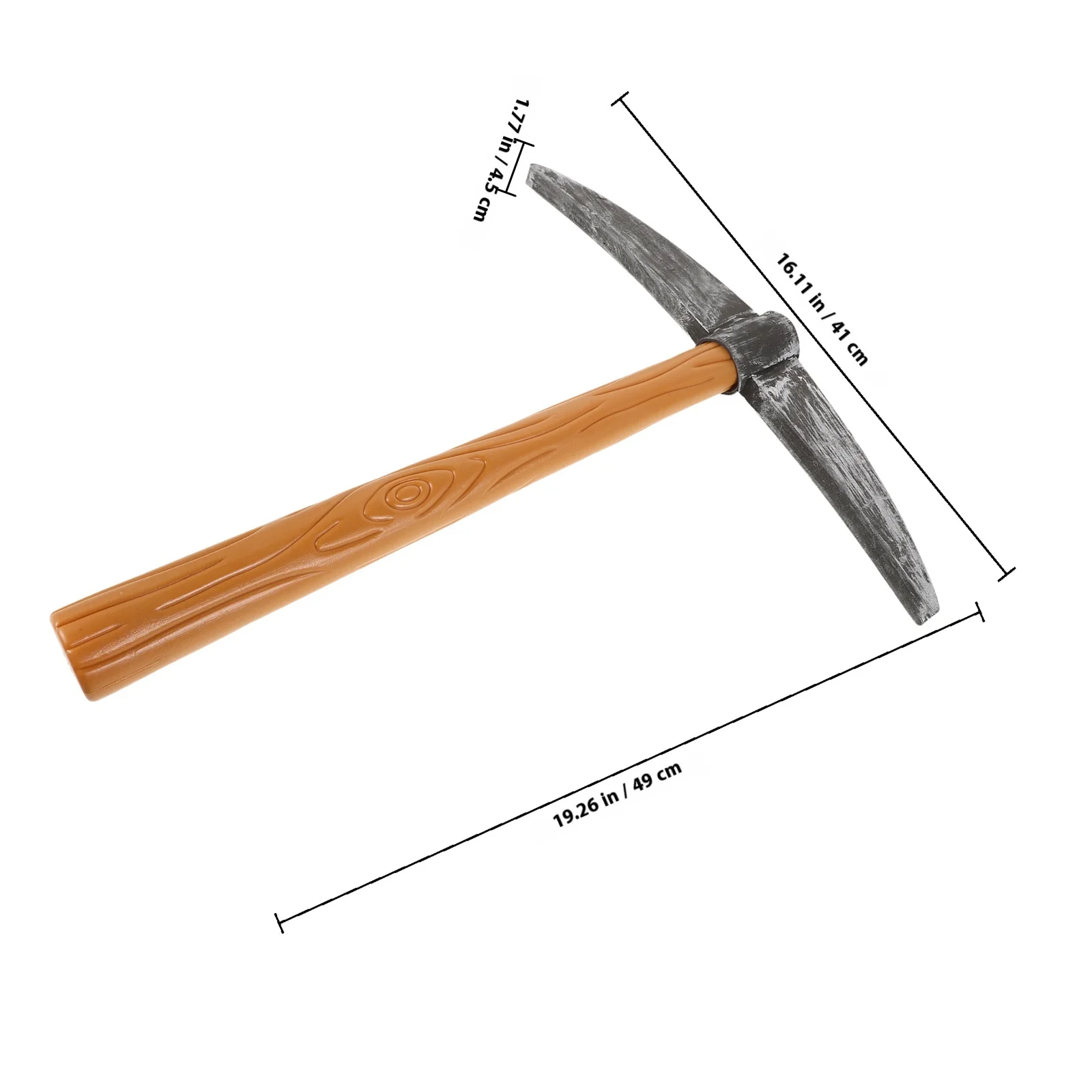 قطعتان من أدوات الفأس المزيفة المزخرفة مثالية لدعائم التصوير الفوتوغرافي وعروض المسرح أداء التقاط لصالح الحفلات،