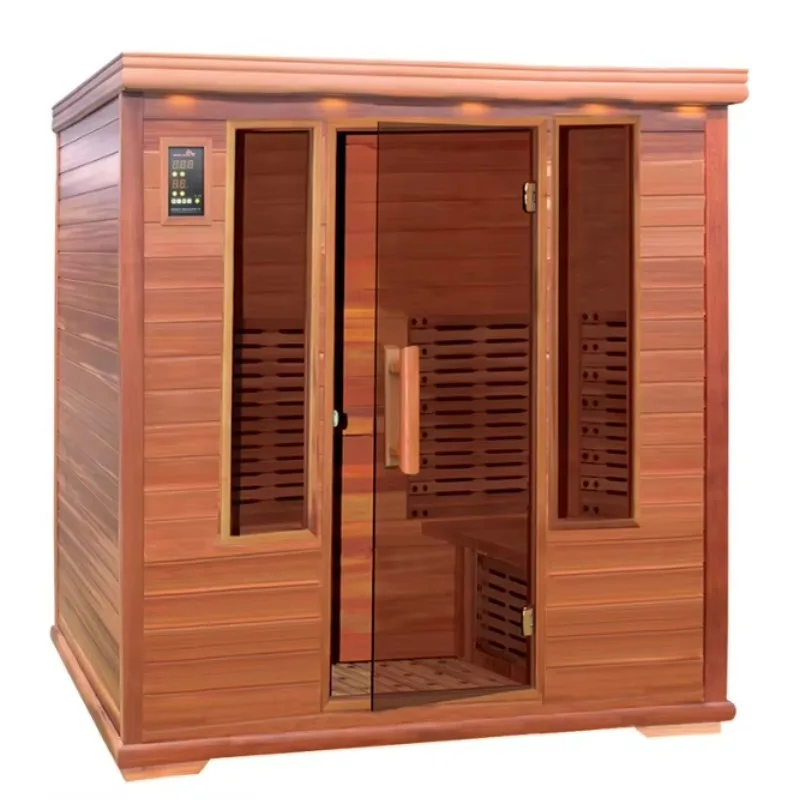 Hot Selling 1-4 Persons Canadian Hemlock Infrared Sauna Room For Home Use
