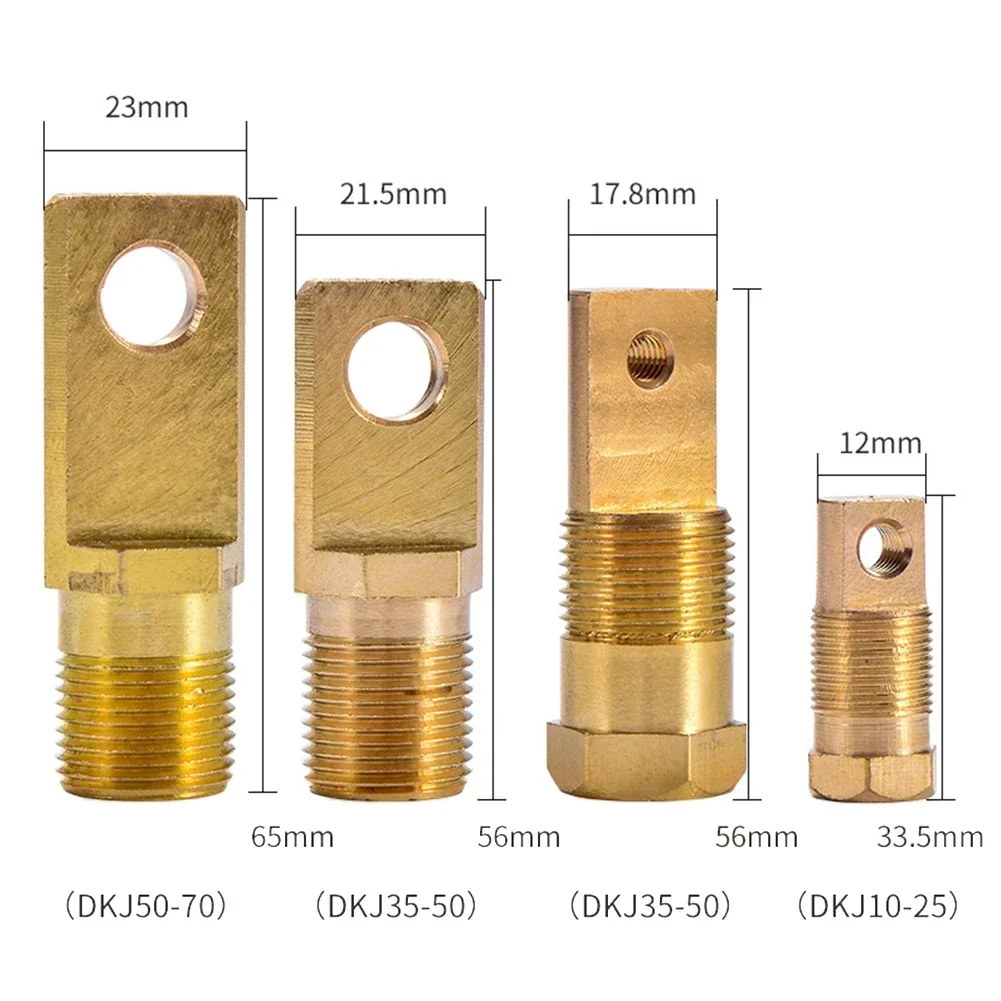 1pcs DKJ35-50 DKJ50-70 DKJ10-25 Single Plate European Rear Plate Fast Connector Socket Welding Fast Connector  Soldering Tools