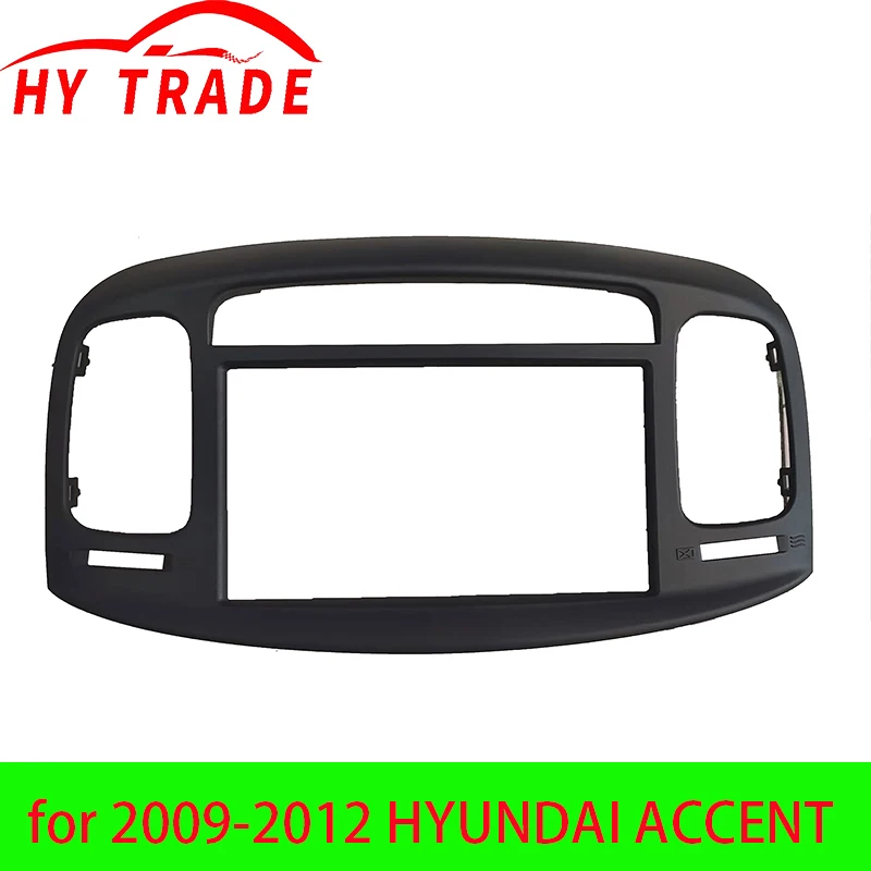 

HY 7 inch Double Din Car Audio Frame Car Radio Fascia,Dash Kit is suitable for 2009-2012 HYUNDAI ACCENT, 2DIN