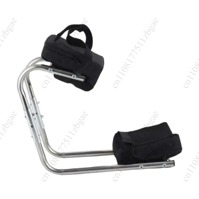 Stainless Steel Adjustable Garden Work Stool, Labor‑Saving Knee Seat Protector with Ankle Support for Farm Work view 5