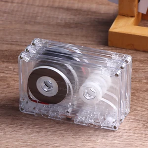 Transparent storage box for music recording, standard cassette, blank ribbon player, magnetic tape, color, 90 minutes 8 Main Sales Cassette Ribbon - №3