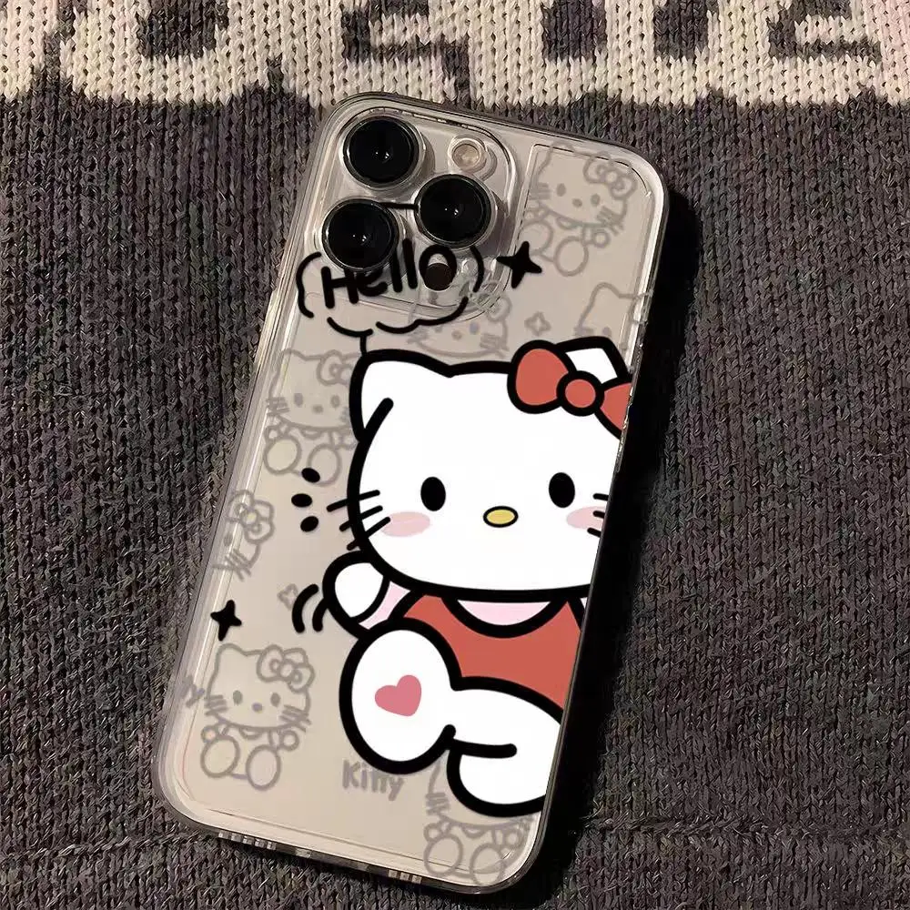 Sanrio Hello Kitty KT Head Bow Case For Honor 90 Lite X9A X9B X8B X7B Nova 5T 3i 7SE Huawei P40 Lite 30 Pro Cover Silicone Capa