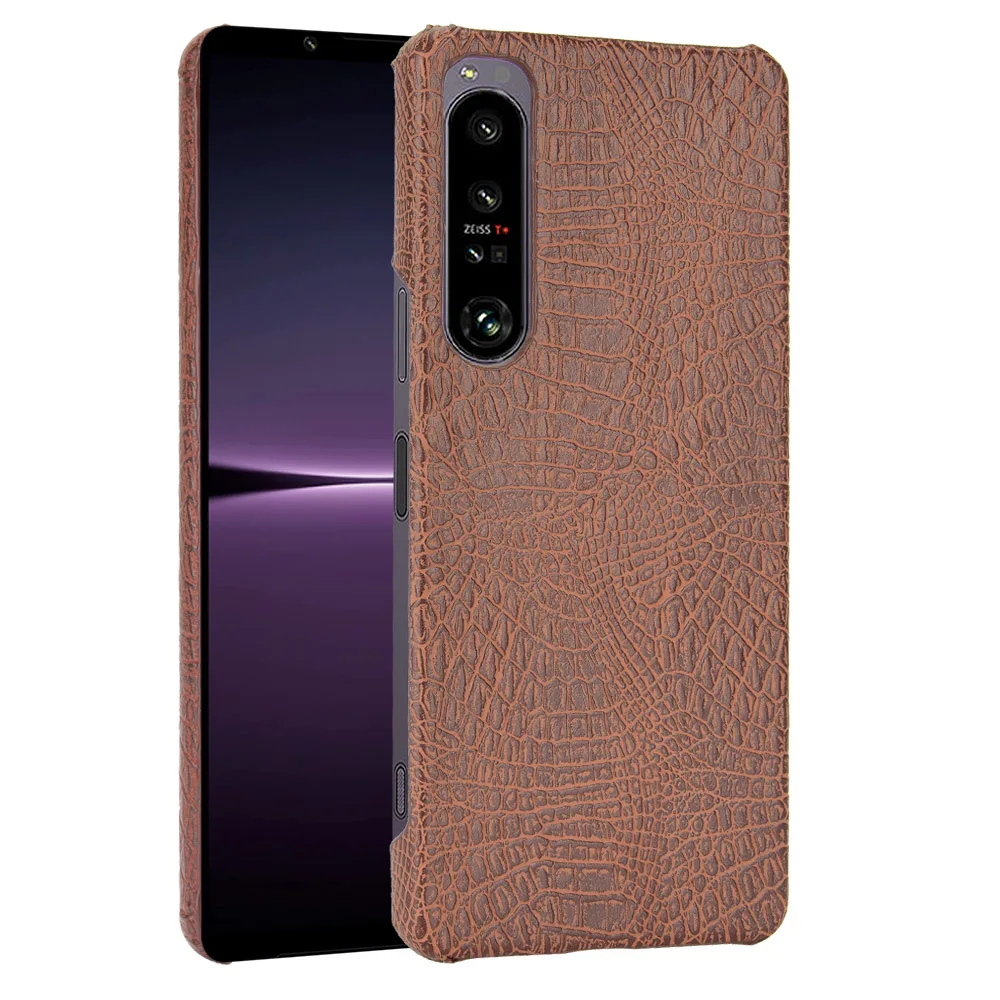 Light Leather Phone Case For Sony Xperia 1 IV 4 / 10 IV / 10 III / ACE II 2 / ACE III 3 Retro Back Cover Fundas Phonebags