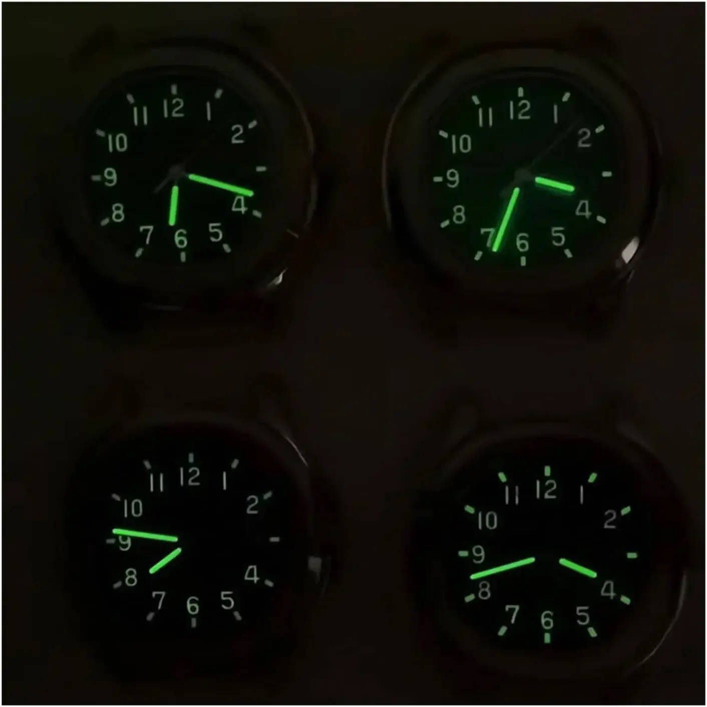 Esfera de reloj luminosa a cuadros, repuesto de pieza de movimiento facial con juego de manecillas de reloj, accesorios de relojes para NH35/NH36/4R/7S, 32mm