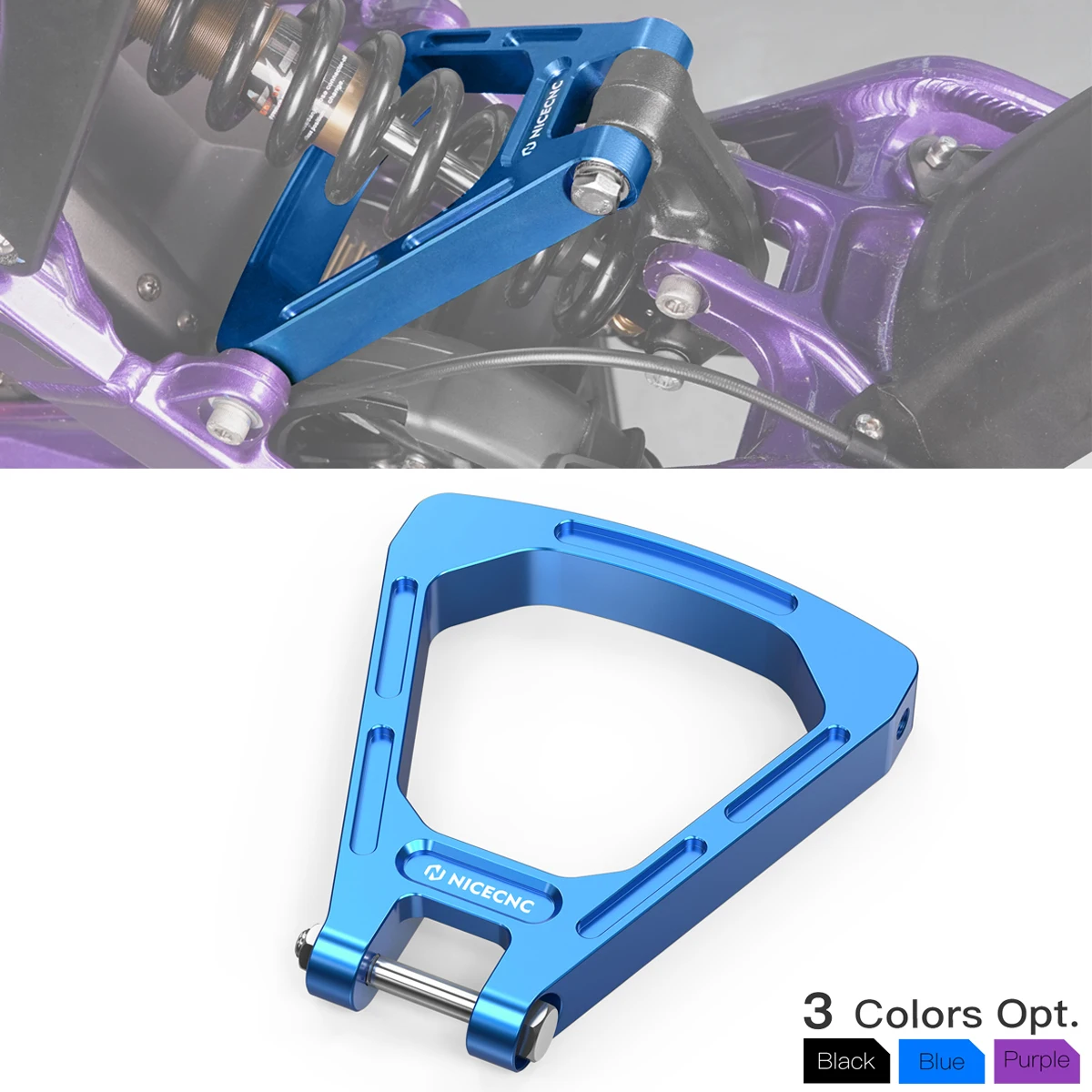 

NICECNC For Sur-Ron Surron Light Bee X S L1E Segway X160 X260 Motocross Reinforced Shock Absorber Triangle Rear Link Bracket