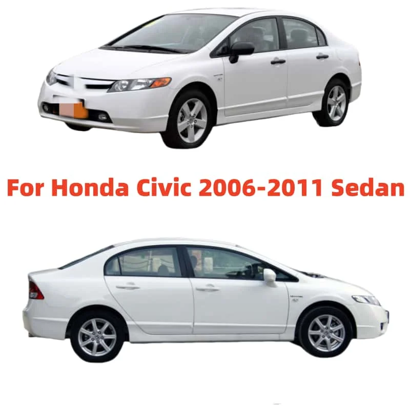 For Honda CIVIC 2006 2007 2008 2009 2010 2011 Sedan Window Visor Side Vent Rain Guard Deflectors Shade Shield Shelter Cover