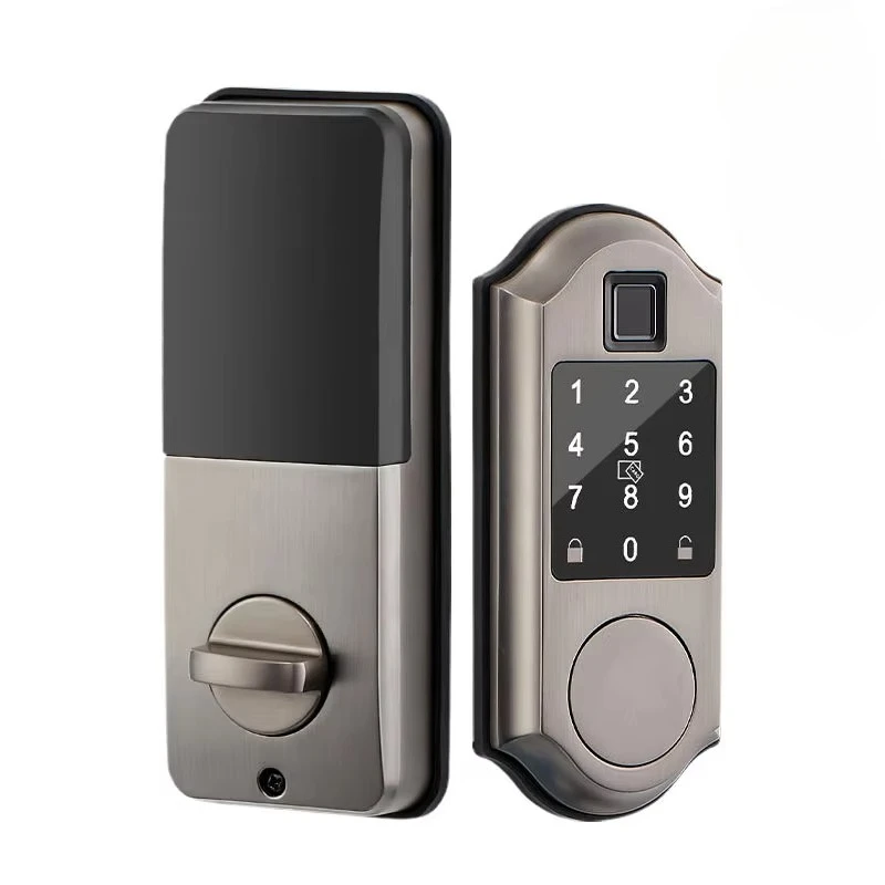 Smart Gold Color Built in Fingerprint Deadbolt Smart Keyless Door Lock