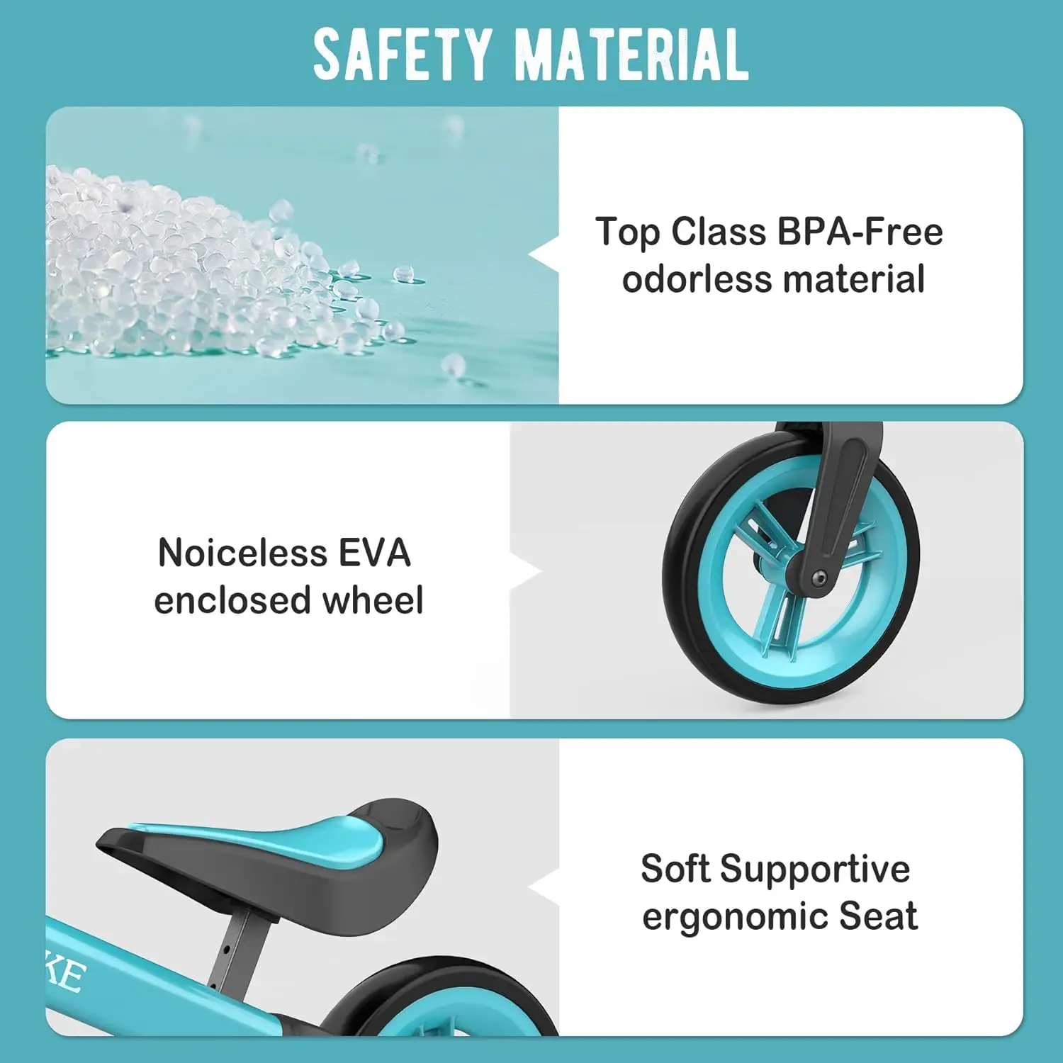 Jouets de vélo d'équilibre pour tout-petits, siège et guidon réglables, vélo d'entraînement sans pédale, meilleurs cadeaux pour les enfants, filles et garçons de 1 à 4 ans