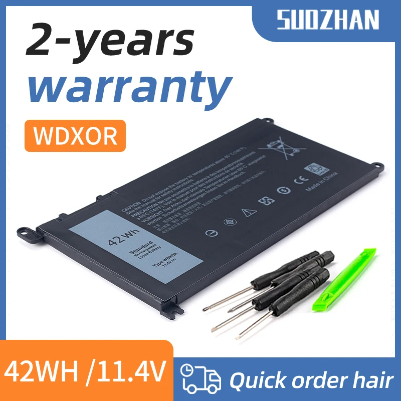 

SUOZHAN New WDXOR Battery For Dell Inspiron 7000 15 7560 5538 5567 5568 P61F 14 7460 5468 7569 7472 7570 7560 WDX0R T2JX4 3CRH3