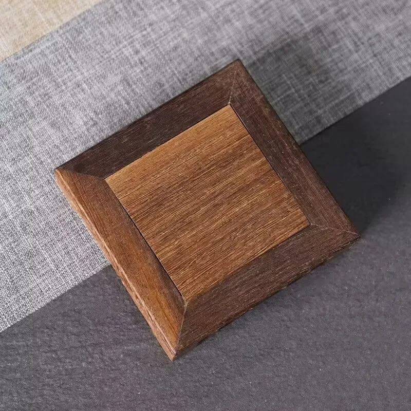 Natural Solid Wood Pedestal Stand - Multi-Purpose Display Base for Flower Pots | Decorative Shelf & Coffee/Tea Table Accent