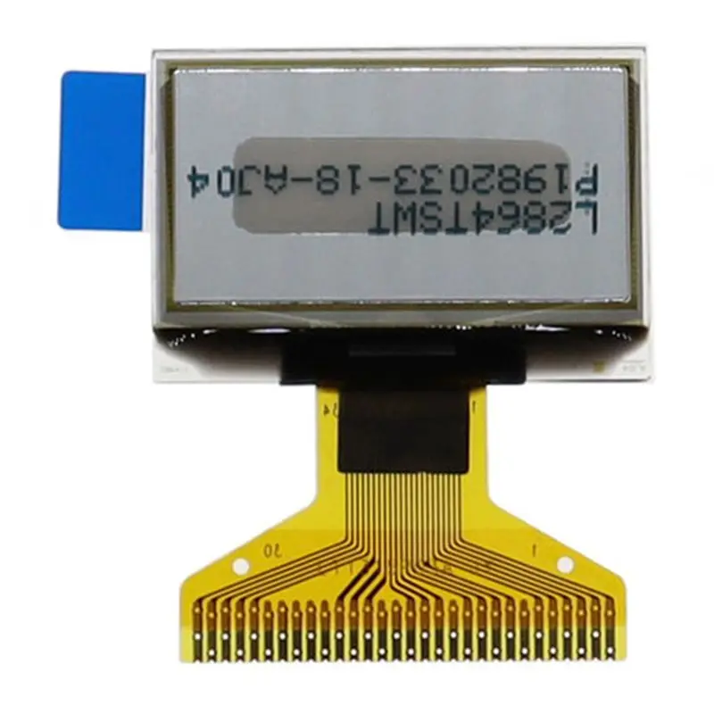 Efficient 128X64 128X64 Resolution Stn Cog Lcd Display 12864 Module Screen