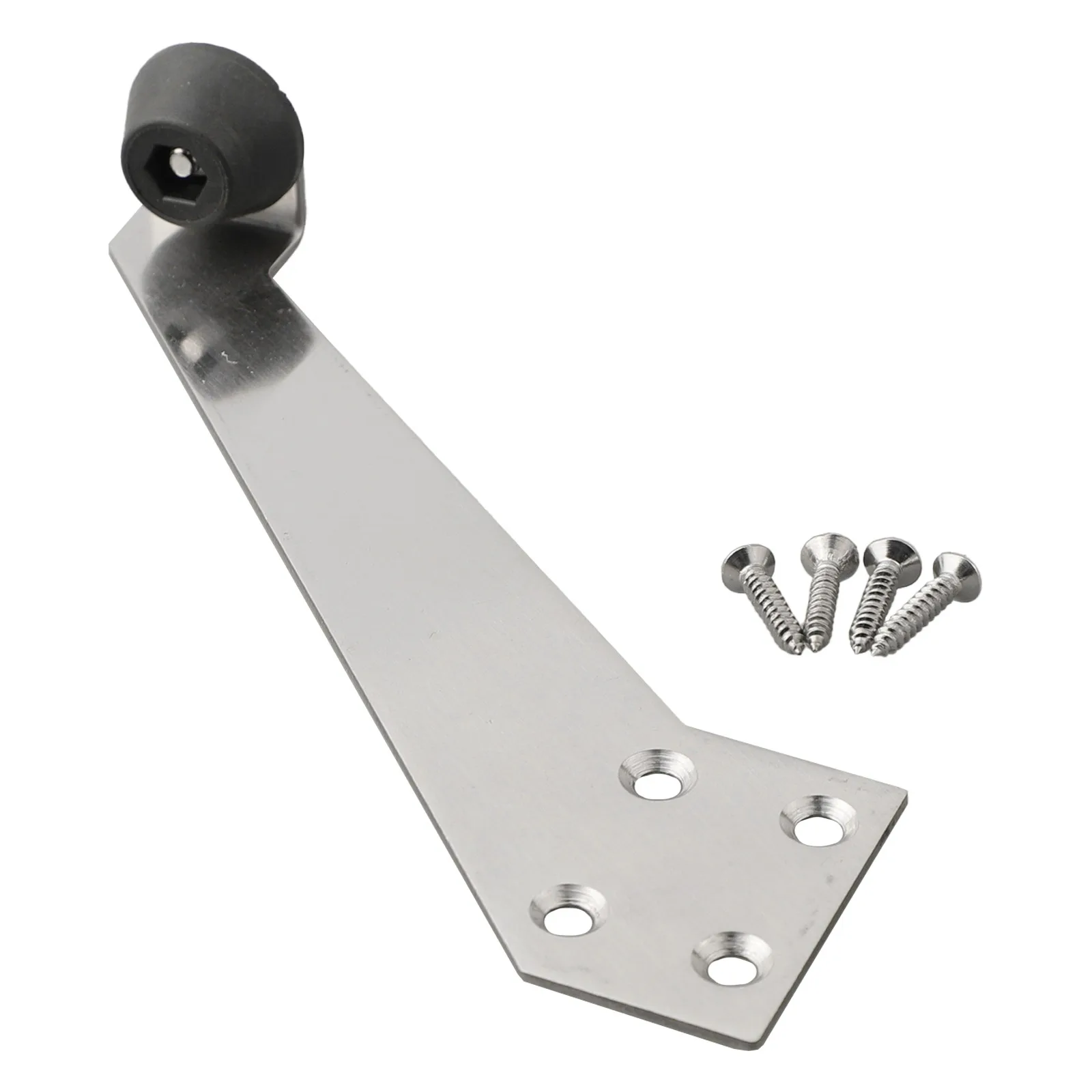 Stopper Door Stops Home Hardware Door Buffer Door Top Doorstops Hardware Mute Rubber Stainless Steel Practical