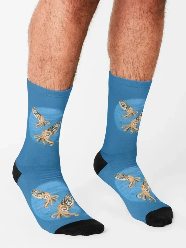 Cuttlefish Socks men cotton high quality anti-slip Rugby Stockings compression Socks Women's Men's