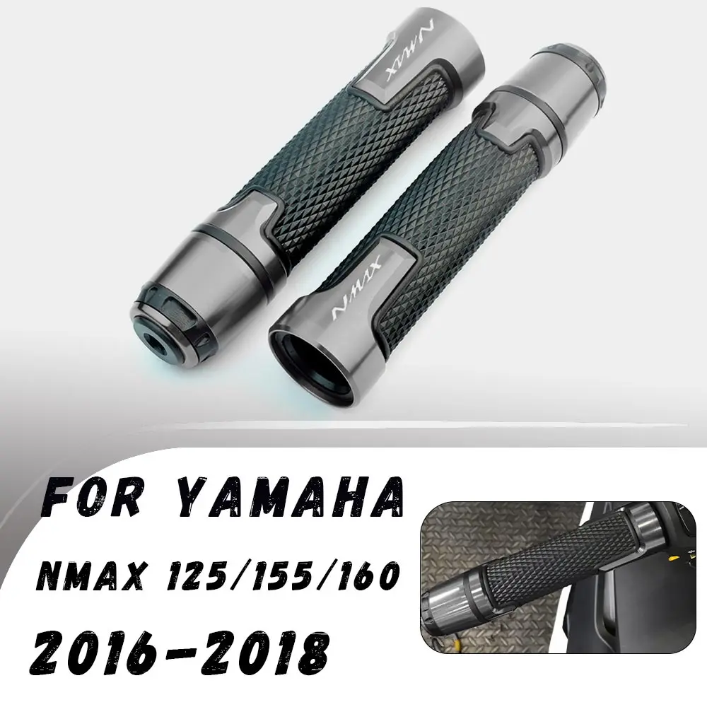 

For Yamaha NMAX 125/155/160 2016-2018 Non Slip Handlebars Grips Throttle CNC Multi-color Hand Bars Grips Motorcycle Accessories