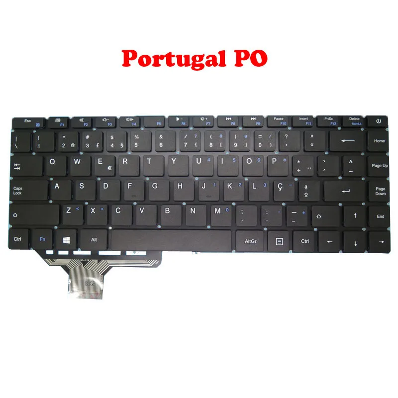 

Laptop PO HU US SP NO Backlit Keyboard For Insys 14P WHA-14P2 English US Portugal PO Hungary HU Spanish SP NO Frame New