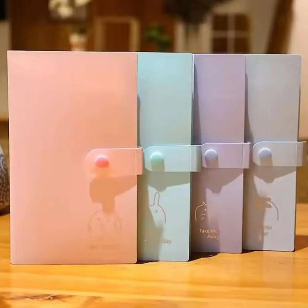 ハイエンド 120 小さなカード収納ブック Kpop スターフォトカードフォトカード収納チケット透明ページブックビジネス Ca Colle H4K7