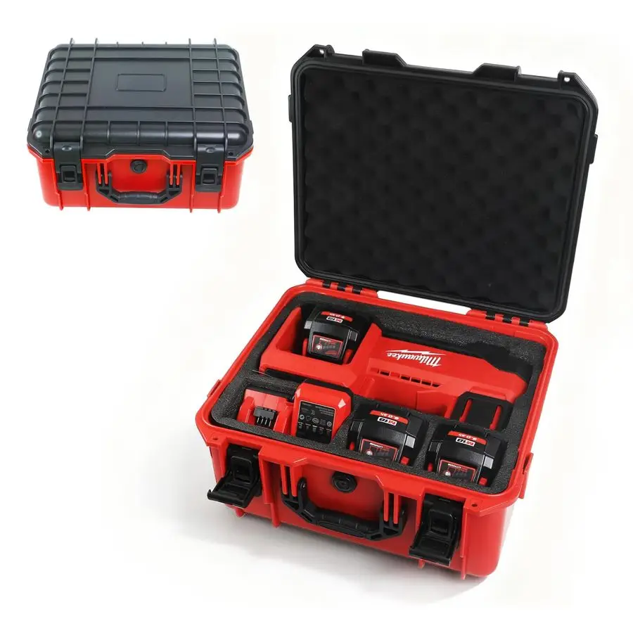 Compressor Case for Milwaukee Inflator,Waterproof Hard Case for Milwaukee M18 Inflator 284820, Air Compressor Storage Box Compat