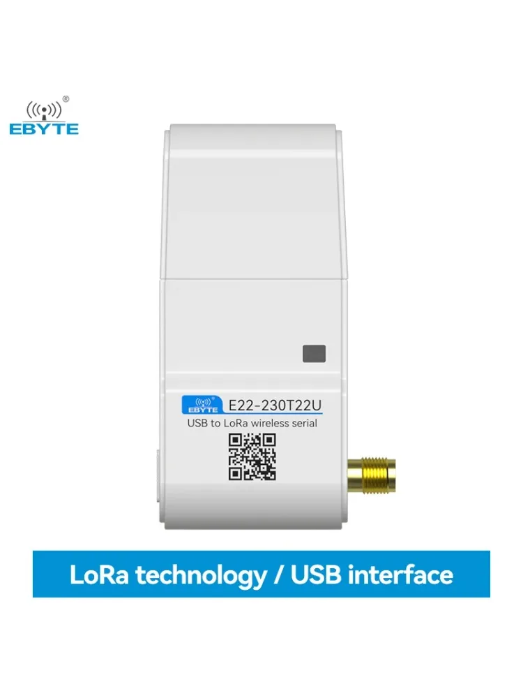 Moduł LoRa Interfejs USB 230/400/900MHz CDEBYTE E22-230/400/900T22U 22dBm Z Anteną RSSI LBT 5KM Moduł DIP — zdjęcie produktu 7