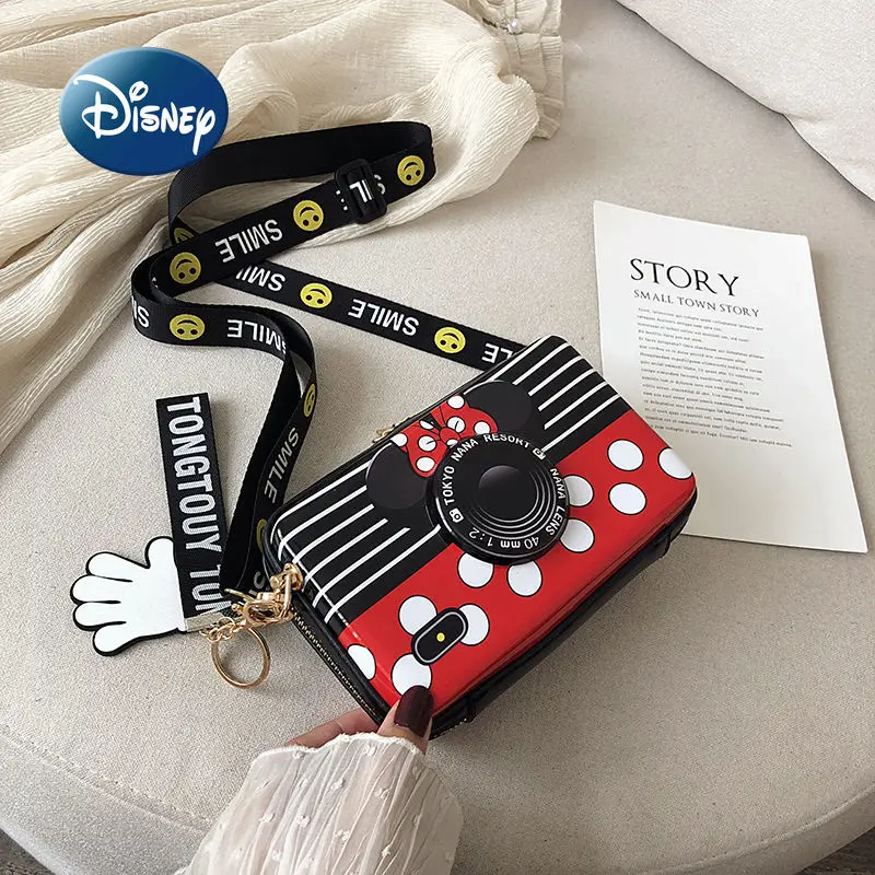 

Disney Mickey Minnie New Children's Crossbody Bag Cartoon Cute Children's Shoulder Bag Fashion Girl Zero Wallet Large Capacity