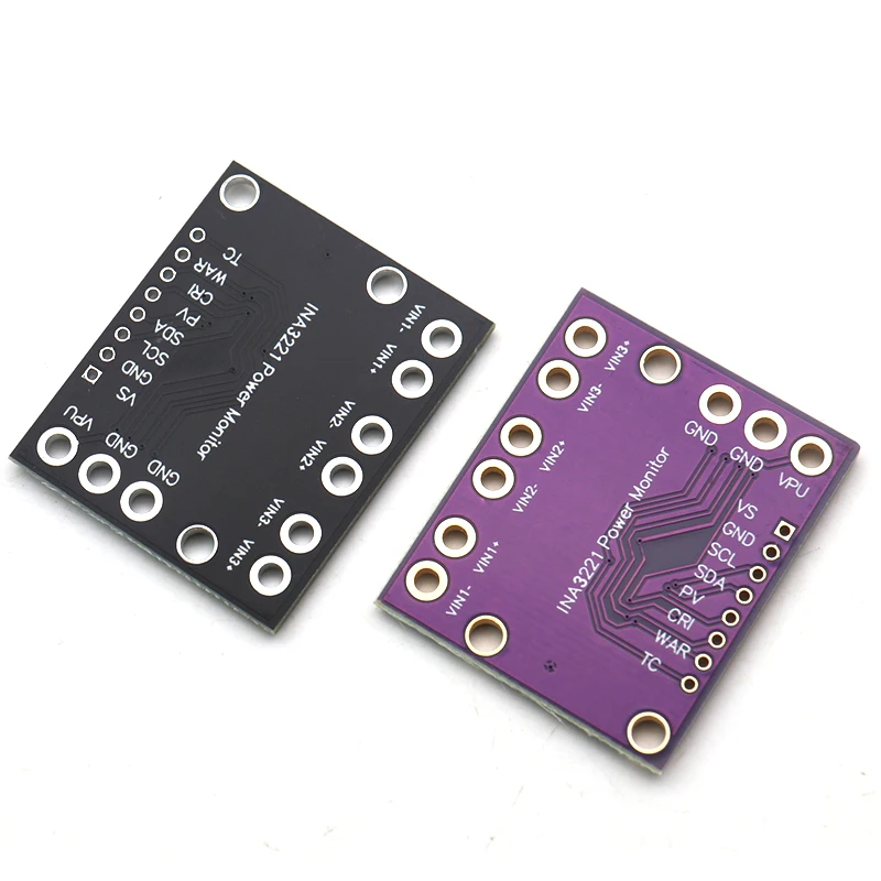 10 Stuks/MCU-3221 Ina3221 Drievoudige Low-Side/High-Side I2c Uitgangsstroom/Power Monitor