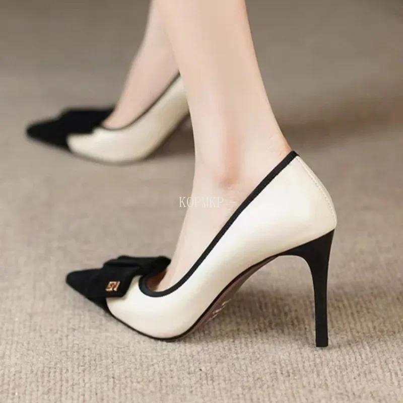 Elegance Women High Heels Pumps Wedding Bridal Stiletto Heels Lady Scarpins Office Party Shoes Women Pumps Heels Women Zapatos