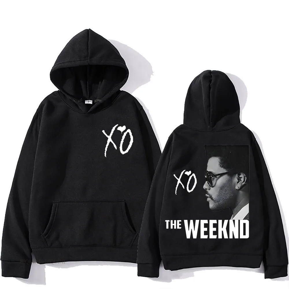 

Свитшот Weeknd мужской с капюшоном, флисовая толстовка с графическим принтом в стиле хип-хоп, Повседневная Уличная одежда в стиле унисекс