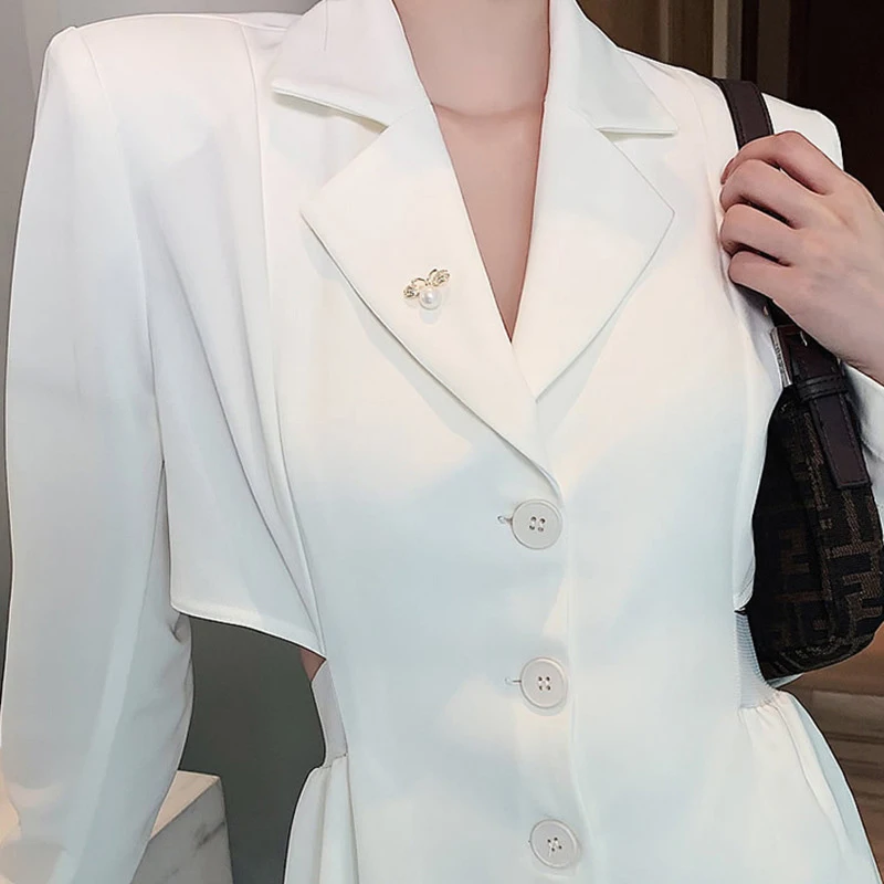 New Rhinestone Butterfly Collar Pin Big Imitation Pearl Brooch Pins Gifts