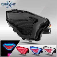 Para Yamaha R3 R25 MT03 MT-03 MT07 MT-07 MT-25 FZ-07 luz trasera luz de freno intermitentes lámpara de parada LED integrada