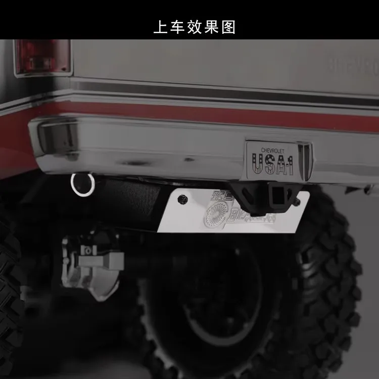 Kit de simulation de réservoir de carburant et de tuyau d'échappement pour 1/10 TRAXXAS TRX-4 K5 Blazer