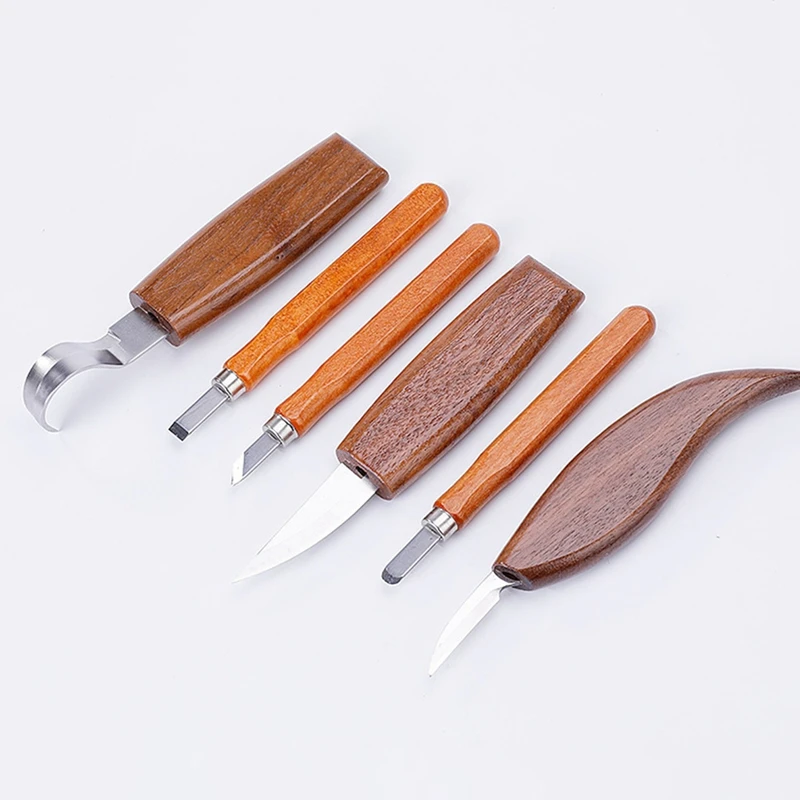 Holzschnitzerei-Set, Holzschnitzwerkzeug, Polierpaste, Whittling-Set, Holzschnitzerei, Skulpturallöffel, Schnitzschneider