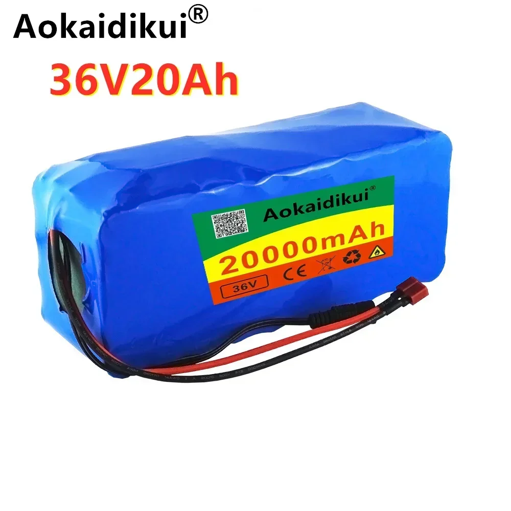 ก้อนแบตเตอรี่18650ลิเธียม skuter listrik 36V 20000mAh 10S4P ก้อนแบตเตอรี่ skuter listrik skuter listrik 36V 100AH 36V