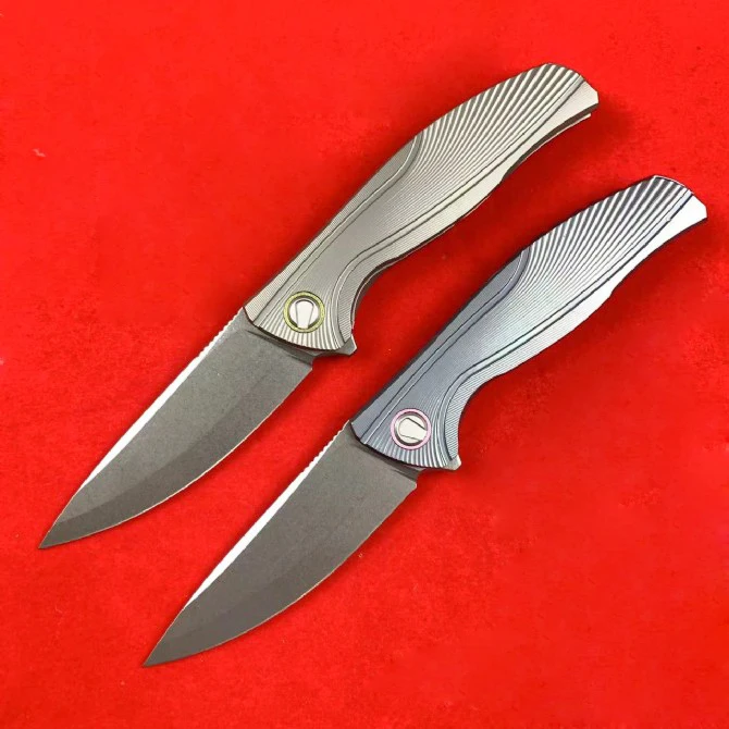 

Shigov F7 Pocket Folding Knife M390 Blade TC4 Titanium Alloy Handle Ceramic Bearing Tactical Hunting Camping EDC Survival Tool