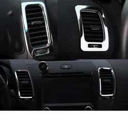 Car Center Console Dashboard Air Vent Trim Outlet Decoration for Kia K3 Cerato 2012 2013 2014 2015 2016 2017 2018 Accessories