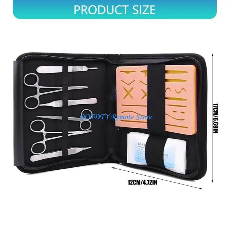 Soft Silicone And Strong Metal Suture Practice Training Equipment Set For Comprehensive Medicals Practice And Durability