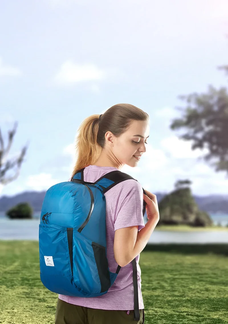 Naturehike 2025 New Backpack Ultralight Outdoor Waterproof Folding Backpack for Men Women Camping Hiking Shoulder Bag 18L 22L