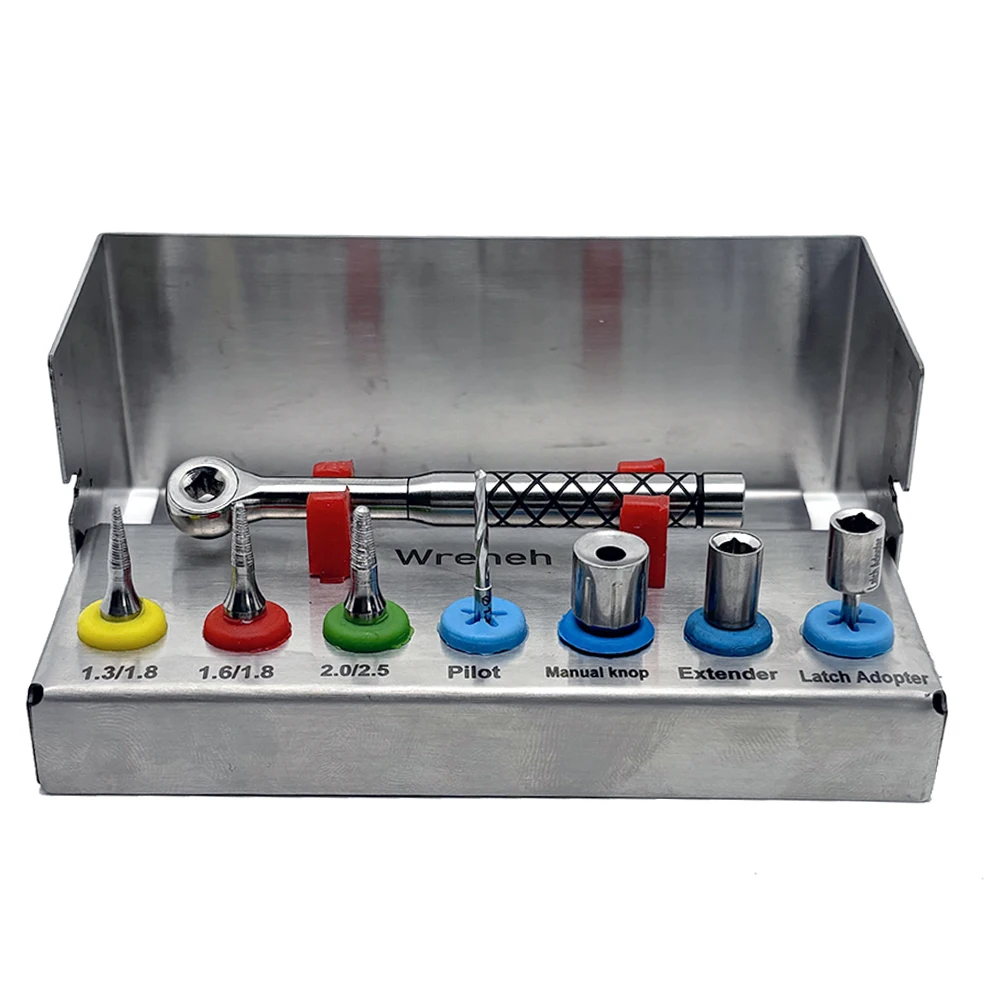 

Dental Implant Removal Kit Bone Expander SOS Set Remove Broken Fixture Ratchet Wrench Implant tool