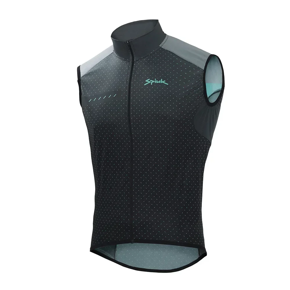 

Spiukful summer vest top lightweight windproof cycling gilet men cycling windbreak vest MTB Sleeveless Multifunction wind vest