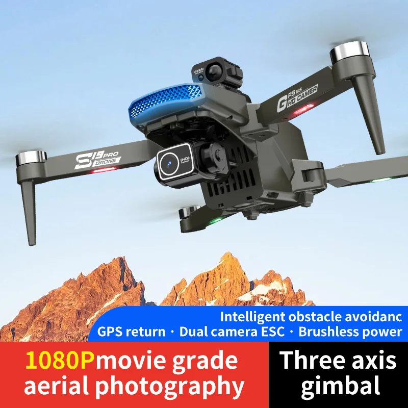 New S19 DRONE Cross-Border Drone Aerial Photography HD Remote Control Aircraft  Toy Quadcopter New Drone Holiday Gift Party