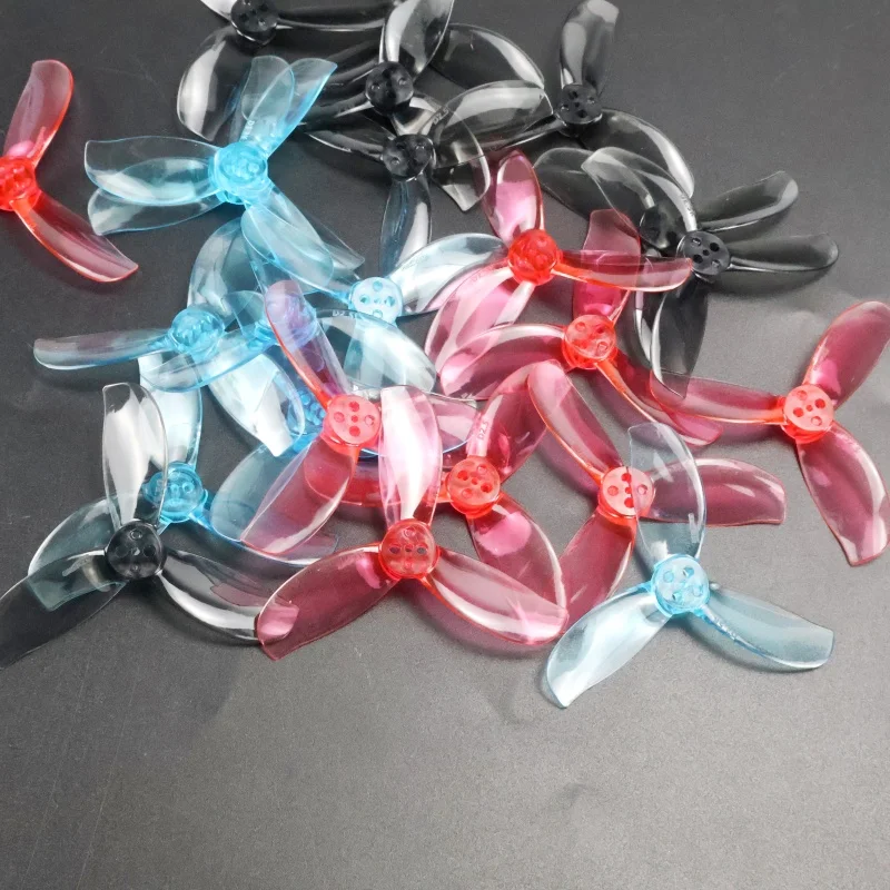 Gemfan D2.5-3 Elica a 3 pale da 63,5 mm 4 paia (4CW+4CCW), DJI O4 HD compatibile per droni Whoop canalizzati, equilibrio migliorato